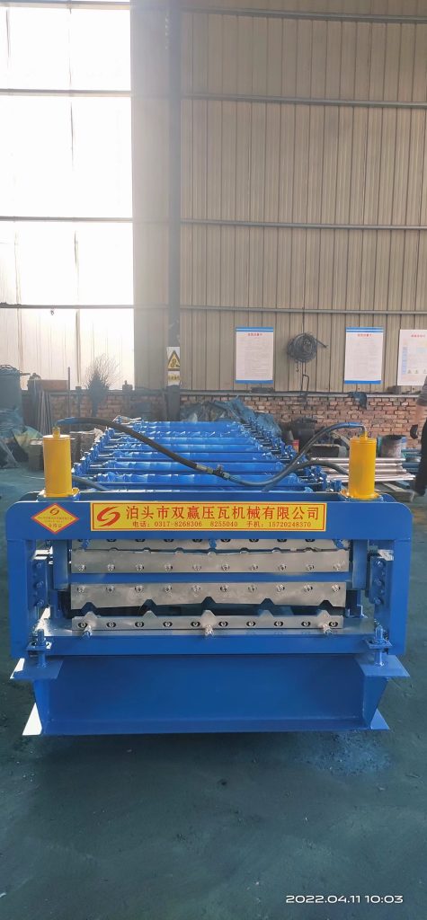 two-layer tile press machine